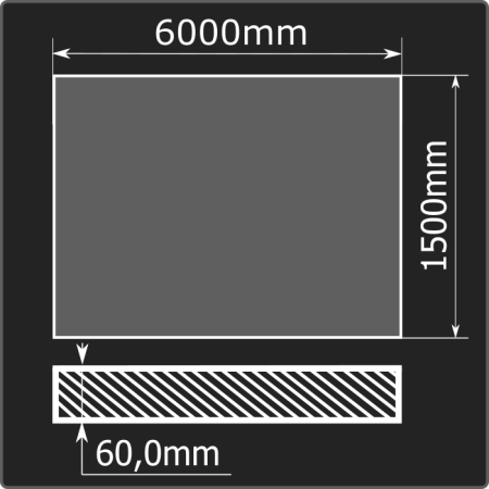 Лист горячекатаный 60*1500*6000 ст.3сп ГОСТ 14637-89