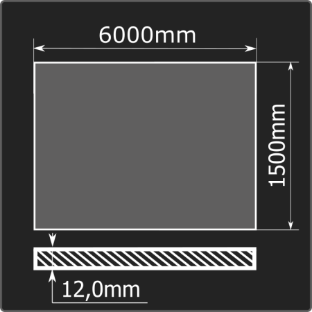 Лист горячекатаный 12*1500*6000 ст.3сп ГОСТ 14637-89