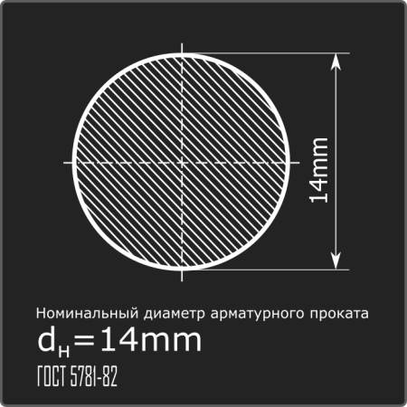 Арматура 14,0 А-I (А240) ГОСТ 5781-82 11,7м